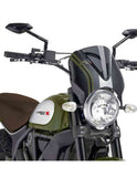 PUIG CUPOLINO RETRO PER DUCATI SCRAMBLER DESERT SLED 23-25 FUME SCURO-CARBON