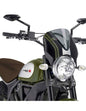 PUIG CUPOLINO RETRO PER DUCATI SCRAMBLER ICON DARK 23-25 FUME CHIARO-NERO