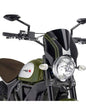 PUIG CUPOLINO RETRO PER DUCATI SCRAMBLER ICON DARK 23-25 NERO-NERO