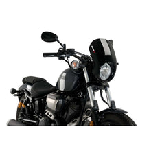 Carica l'immagine nel visualizzatore di Gallery, PUIG CUPOLINO SEMICARENATO ANARCHY YAMAHA XV950/R 14-20 NERO