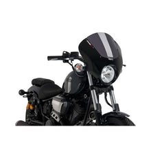 Carica l'immagine nel visualizzatore di Gallery, PUIG CUPOLINO SEMICARENATO DARK NIGHT YAMAHA XV950/R 14-20 FUME SCURO