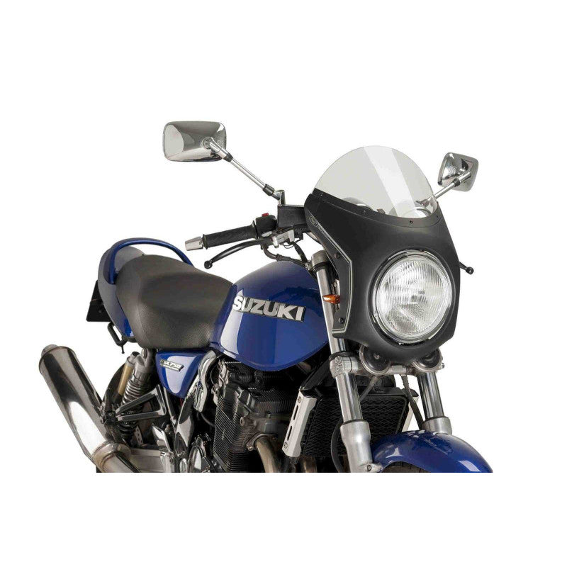 PUIG CUPOLINO SEMICARENATO PER HONDA CB1100 EX 17-20 FUME CHIARO-NERO