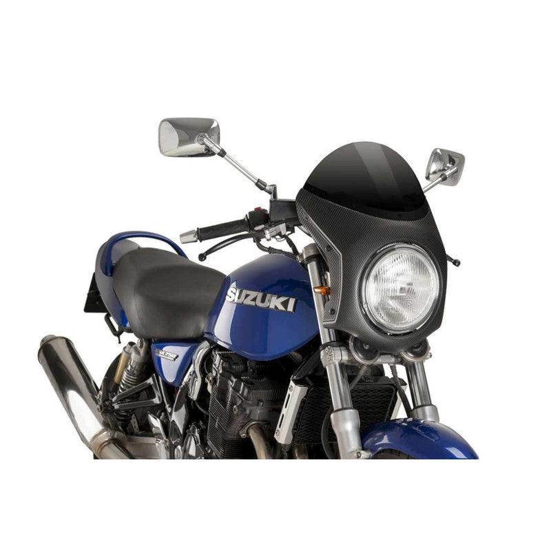 PUIG CUPOLINO SEMICARENATO PER HONDA CB1100 EX 17-20 NERO-CARBON