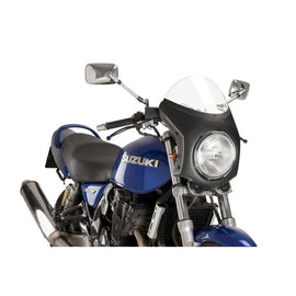 PUIG CUPOLINO SEMICARENATO PER HONDA CB1100 EX 17-20 TRASPARENTE-CARBON