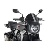 PUIG CUPOLINO SEMICARENATO PER HONDA CB650R NEO SPORTS CAFE 21-23 NERO-NERO