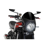 PUIG CUPOLINO SEMICARENATO PER KAWASAKI Z900RS 21-25 NERO-NERO