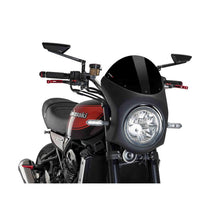 Carica l'immagine nel visualizzatore di Gallery, PUIG CUPOLINO SEMICARENATO PER KAWASAKI ZEPHYR 750 96-99 NERO-NERO