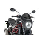 PUIG CUPOLINO SEMICARENATO PER SUZUKI SV650 16-25 FUME SCURO-CARBON
