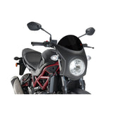 PUIG CUPOLINO SEMICARENATO PER SUZUKI SV650 16-25 NERO-CARBON