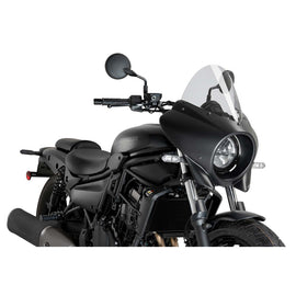 PUIG CUPOLINO SEMICARENATO TOURING MIRAGE KAWASAKI ELIMINATOR 500 24-25 FUME CHIARO-21946H