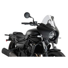 Carica l'immagine nel visualizzatore di Gallery, PUIG CUPOLINO SEMICARENATO TOURING MIRAGE KAWASAKI ELIMINATOR 500 SE 24-25 FUME CHIARO-21946H