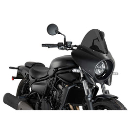 PUIG CUPOLINO SEMICARENATO TOURING MIRAGE KAWASAKI ELIMINATOR 500 SE 24-25 FUME SCURO-21946F