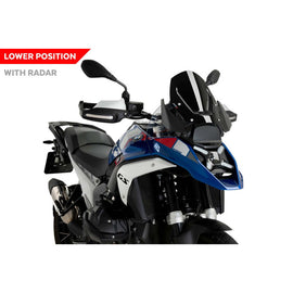 PUIG CUPOLINO SPORT CON RADAR PER BMW R1300 GS TRIPLE BLACK 23-25 NERO