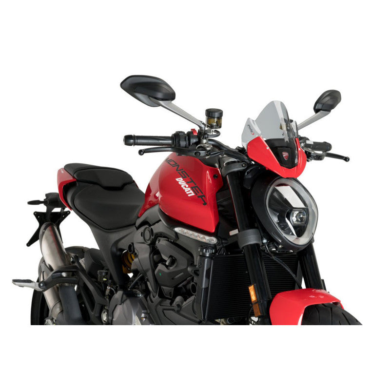 PUIG CUPOLINO SPORT PER DUCATI MONSTER 937 21-23 FUME CHIARO