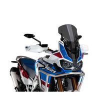 Carica l'immagine nel visualizzatore di Gallery, PUIG CUPOLINO SPORT REGOLABILE PER HONDA AFRICA TWIN 18-19 FUME SCURO