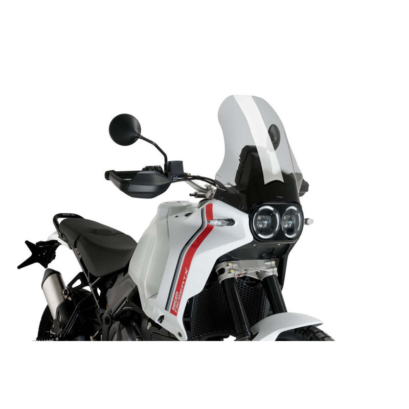 PUIG CUPOLINO TOURING DUCATI DESERT X DISCOVERY 2025 FUME CHIARO