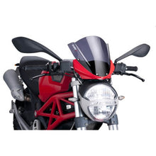 Carica l'immagine nel visualizzatore di Gallery, PUIG CUPOLINO TOURING DUCATI MONSTER 696 08-14 FUME SCURO
