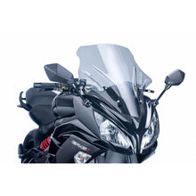 Carica l'immagine nel visualizzatore di Gallery, PUIG CUPOLINO TOURING KAWASAKI ER-6F 12-16 FUME CHIARO