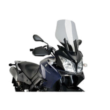 Carica l'immagine nel visualizzatore di Gallery, PUIG CUPOLINO TOURING KAWASAKI KLV1000 04-05 FUME CHIARO