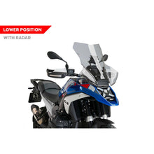 Carica l'immagine nel visualizzatore di Gallery, PUIG CUPOLINO TOURING PLUS CON RADAR PER BMW R1300 GS 23-25 FUME CHIARO