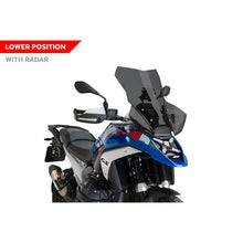 Carica l'immagine nel visualizzatore di Gallery, PUIG CUPOLINO TOURING PLUS CON RADAR PER BMW R1300 GS 23-25 FUME SCURO