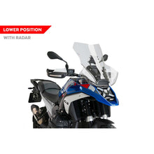 Carica l'immagine nel visualizzatore di Gallery, PUIG CUPOLINO TOURING PLUS CON RADAR PER BMW R1300 GS 23-25 TRASPARENTE