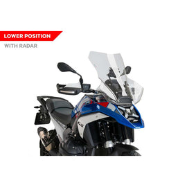 PUIG CUPOLINO TOURING PLUS CON RADAR PER BMW R1300 GS OPTION 719 TRAMONTANA 23-25 TRASPARENTE