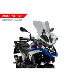 PUIG CUPOLINO TOURING PLUS SENZA RADAR PER BMW R1300 GS TROPHY 23-25 FUME CHIARO