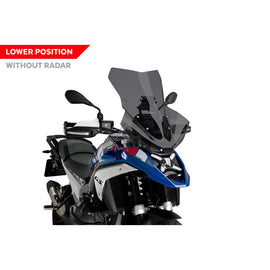PUIG CUPOLINO TOURING PLUS SENZA RADAR PER BMW R1300 GS TROPHY 23-25 FUME SCURO