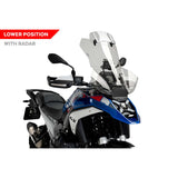 PUIG CUPOLINO TOURING PLUS-VISIERA CON RADAR PER BMW R1300 GS 23-25 TRASPARENTE