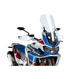 PUIG CUPOLINO TOURING REGOLABILE PER HONDA AFRICA TWIN 18-19 TRASPARENTE