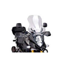 Carica l'immagine nel visualizzatore di Gallery, PUIG CUPOLINO TOURING SUZUKI DL1000XT V-STROM 17-19 TRASPARENTE