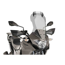 Carica l'immagine nel visualizzatore di Gallery, PUIG CUPOLINO TOURING-VISIERA KAWASAKI VERSYS-X 300 17-20 FUME CHIARO