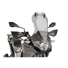 Carica l'immagine nel visualizzatore di Gallery, PUIG CUPOLINO TOURING-VISIERA KAWASAKI VERSYS-X 300 ADVENTURE 17-20 FUME CHIARO