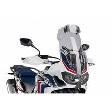 Carica l'immagine nel visualizzatore di Gallery, PUIG CUPOLINO TOURING-VISIERA PER HONDA AFRICA TWIN 18-19 FUME CHIARO