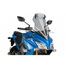 Carica l'immagine nel visualizzatore di Gallery, PUIG CUPOLINO TOURING-VISIERA SUZUKI GSX-S1000F 15-20 FUME CHIARO