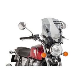 PUIG CUPOLINO UP&DOWN KAWASAKI Z650 17-19 FUME CHIARO