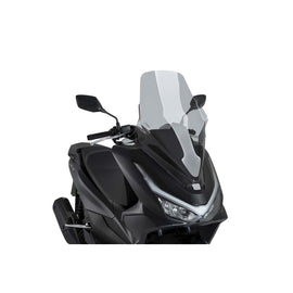 PUIG CUPOLINO V-TECH LINE TOURING PER HONDA PCX125 2025 FUME CHIARO