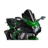 PUIG CUPOLINO Z-RACING KAWASAKI NINJA H2 SX SE 2022 NERO-9704N