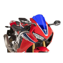 Carica l'immagine nel visualizzatore di Gallery, PUIG CUPOLINO Z-RACING PER HONDA CBR1000RR FIREBLADE 17-19 BLU