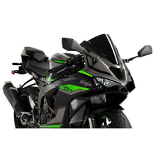 Carica l'immagine nel visualizzatore di Gallery, PUIG CUPOLINO Z-RACING PER KAWASAKI ZX-6R NINJA 24-25 NERO