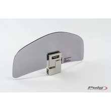 Carica l'immagine nel visualizzatore di Gallery, PUIG DEFLETTORE FISSAGGIO ATTRAVERSO CLIP-ON FUME CHIARO - Dimensioni (HxL): 92x191 mm. - Non necessita foratura - COD. 4717H