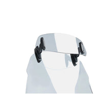 Carica l'immagine nel visualizzatore di Gallery, PUIG DEFLETTORE FISSAGGIO ATTRAVERSO CLIP-ON TRASPARENTE - Dimensioni (HxL): 100x277 mm. Interasse attacchi: 206 mm. Non