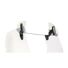 Carica l'immagine nel visualizzatore di Gallery, PUIG DEFLETTORE FISSAGGIO ATTRAVERSO VITI TRASPARENTE - Dimensioni (HxL): 100x277 mm. Interasse attacchi: 206 mm. Necessita