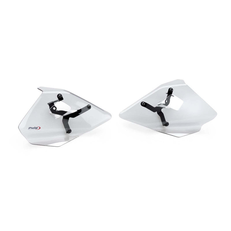 PUIG DEFLETTORE LATERALE SUPERIORE PER BMW R1200GS RALLYE 17-18 TRASPARENTE