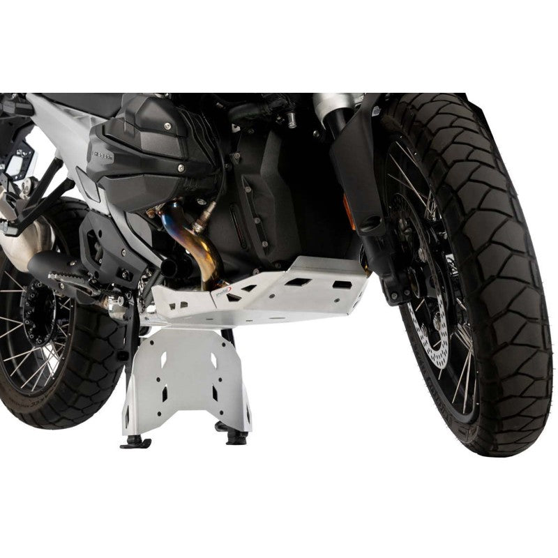 PUIG ESTENSIONE PROTEZIONE MOTORE PER CAVALLETTO CENTRALE BMW R1300 GS OPTION 719 TRAMONTANA 23-25 SILVER