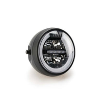 Carica l'immagine nel visualizzatore di Gallery, PUIG FARO A LED LUMEN UNIVERSALE NERO - COD. 1944N - Dimensioni (HxL): 160.4x175 mm. Omologato.