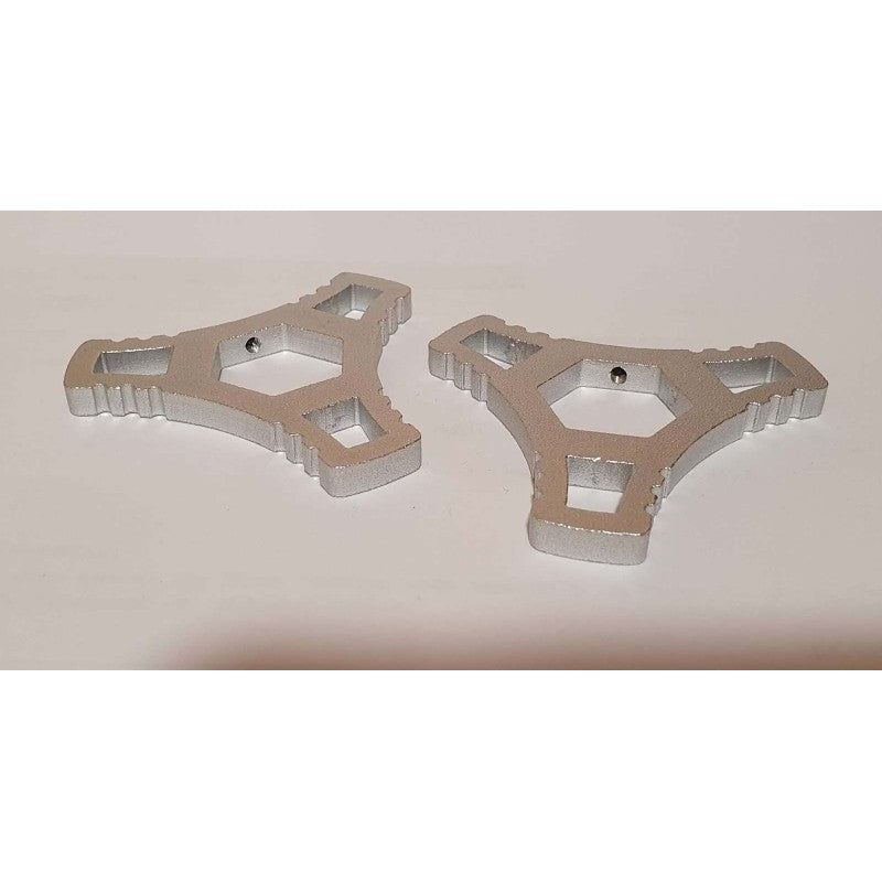 PUIG GHIERE DI REGOLAZIONE PRECARICO FORCELLA SUZUKI GSX-R600 06-07 SILVER-OFFERTA