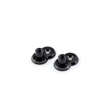 Carica l'immagine nel visualizzatore di Gallery, PUIG KIT DI RIPOSIZIONAMENTO PER ADATTATORI POGG. REGOLABILI DA 20MM - NERO