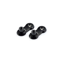 Carica l'immagine nel visualizzatore di Gallery, PUIG KIT DI RIPOSIZIONAMENTO PER ADATTATORI POGG. REGOLABILI DA 40MM - NERO